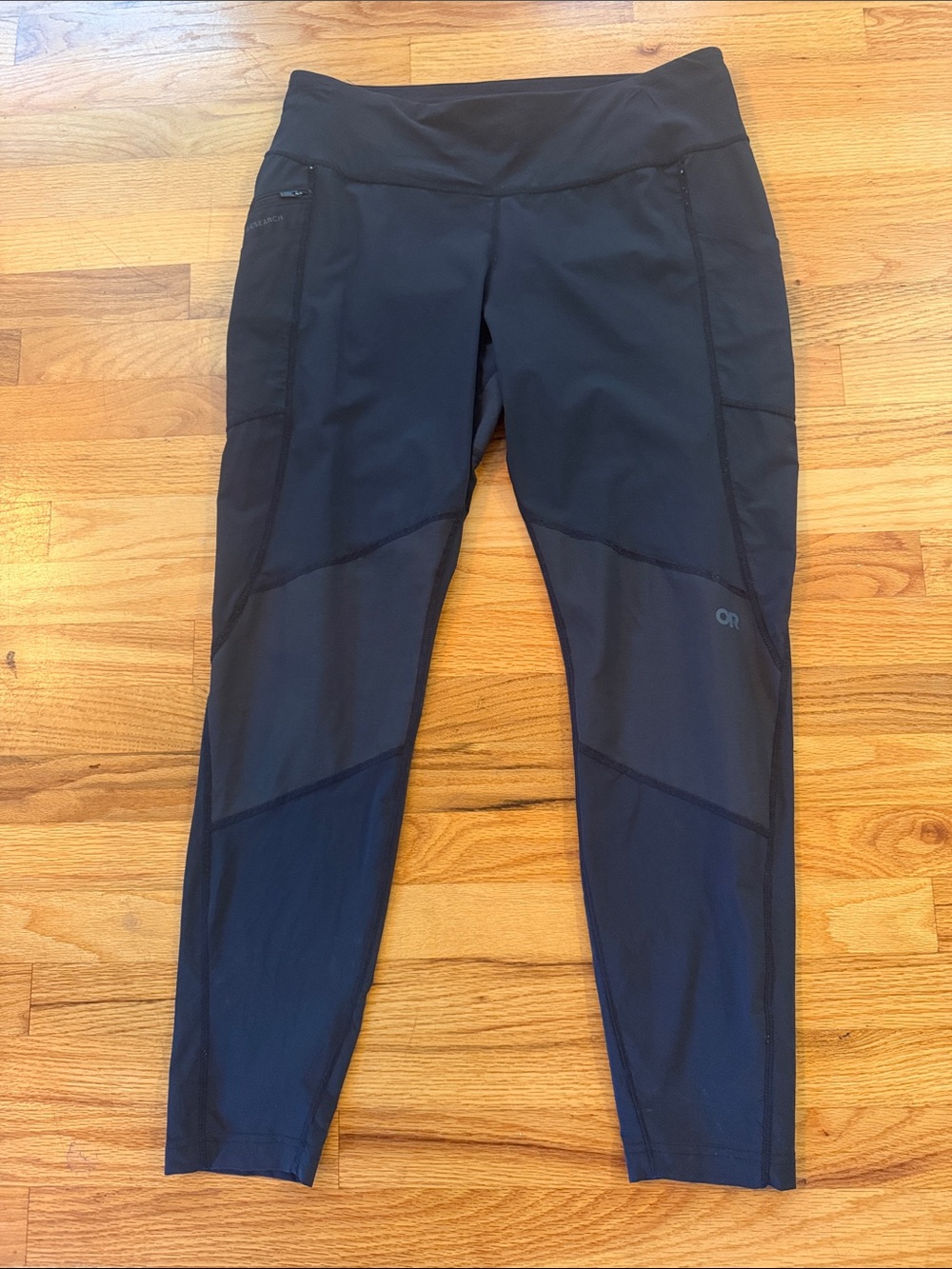 Outdoor Research Black Women's Athletic Leggings with Mesh Panels
